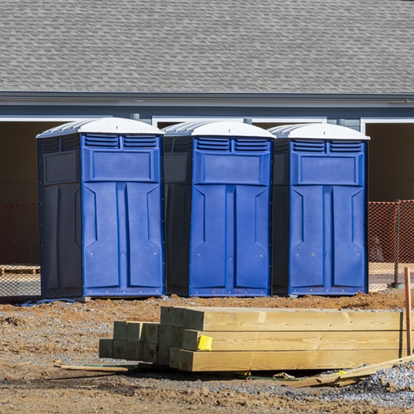 how can i report damages or issues with the portable restrooms during my rental period in Baraga MI